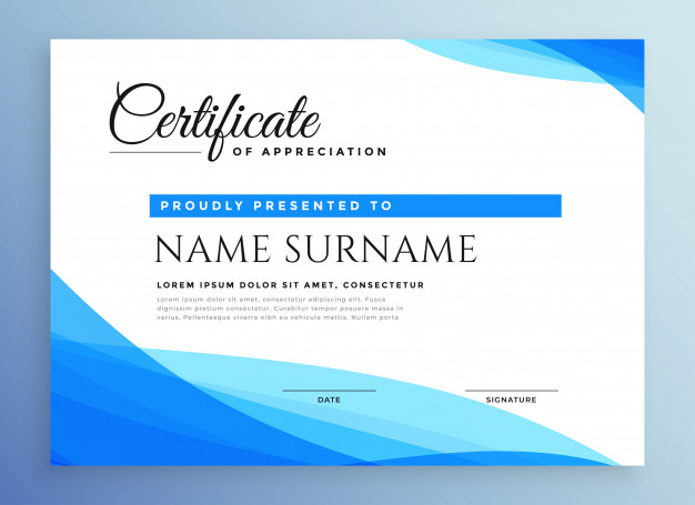 qualification,honor,recognition,pride,appreciation,certification,wavy,achievement,professional,graduate,win,college,university,modern,winner,company,success,corporate,award,graduation,diploma,blue,wave,template,abstract,certificate,business