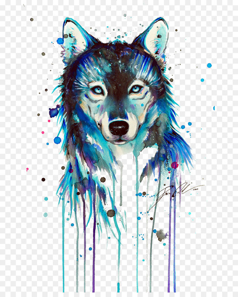 wolf,png,indian wolf,watercolor painting,drawing,painting,art,art museum,tattoo,deviantart,printmaking,black wolf,photography,gray wolf,head,fur,pattern,watercolor paint,illustration,snout,fictional character,wolf,graphics,dog like mammal