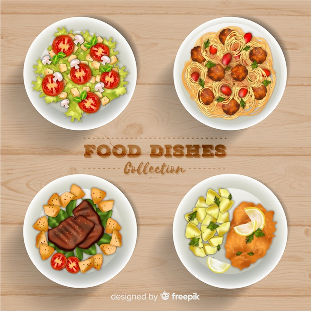 foodstuff,garnish,meatballs,spaguetti,food dish,tasty,realistic,set,delicious,collection,top view,top,meal,view,potato,dish,steak,eating,nutrition,mushroom,lunch,diet,tomato,salad,eat,dinner,lemon,cooking,food
