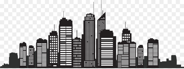 building,silhouette,skyline,cityscape,photography,royaltyfree,building materials,city,metropolis,monochrome photography,brand,product,product design,skyscraper,monochrome,black and white,png
