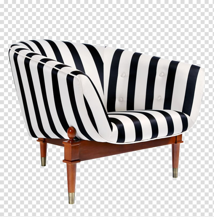 Couch Furniture Club Chair Bar Stool, Black And White Striped Counter Stools