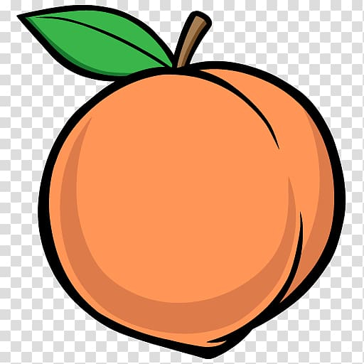 Peach Melba Peach Cartoon Transparent Background Png Clipart Png Free Transparent Image