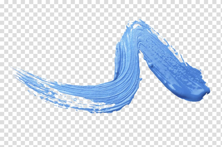 Blue Paint Ilration Oil Painting Paintbrush Stroke Transpa Background Png Clipart Free Image - Color Stroke Oil Paint Brush Art