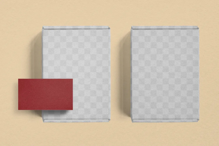 packaging mockup,red,design,text space,box,mockup,rawpixel,card,delivery,png,business,business card,box mockup