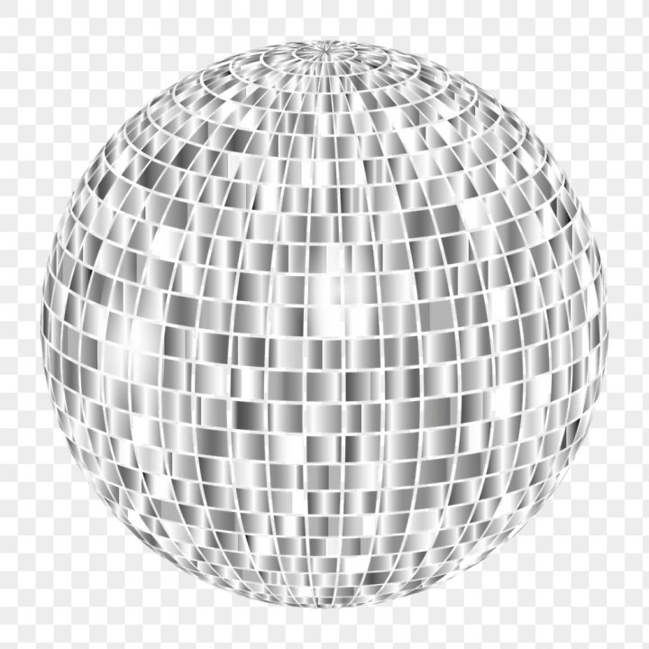 glass,shape,illustrations,free,public domain,rawpixel,ball,white,party,silver,colour,disco ball,png