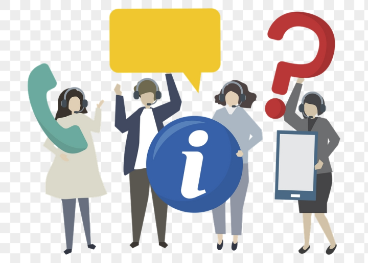 png sticker,avatar,smartphone,speech bubble,woman,png,business,rawpixel,question mark,phone,people,communication,collage