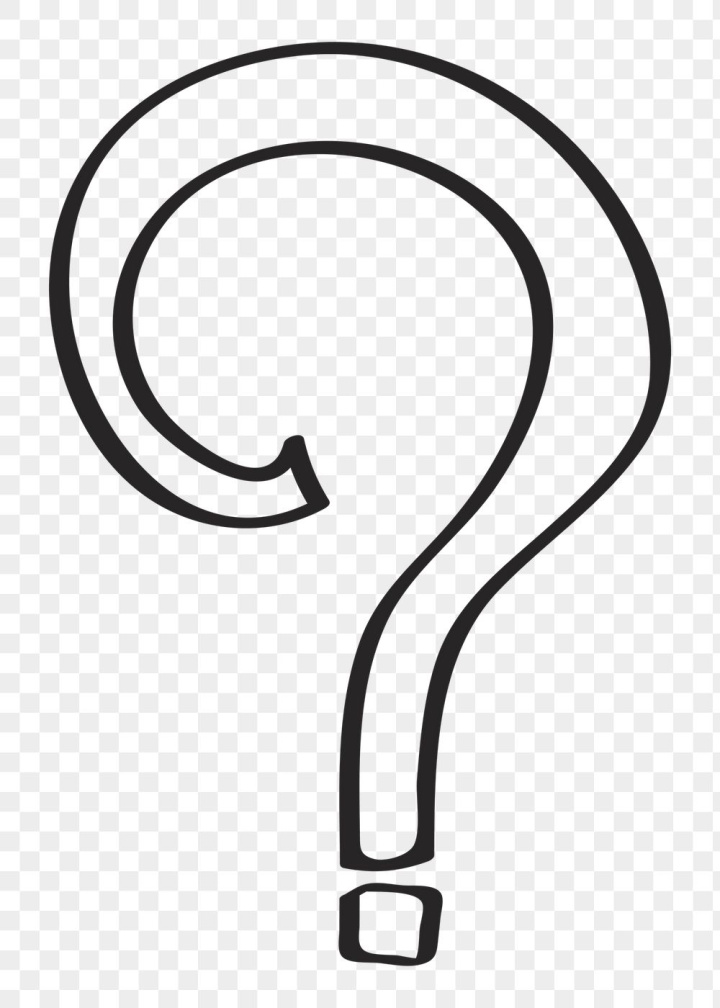 question mark,minimal,collage element,doodles,graphic,rawpixel,transparent,icon,illustration,black and white,hand drawn,cartoon,png