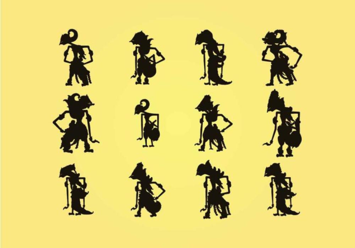 wayang,indonesia,java,show,traditional,art,decorative,symbol,vector,puppet,knight,floral,play,mahabharata,culture,shadow,javanese,character,indonesian,puppets,performance,background,theater,figure,silhouette,pattern,light,tradition,craft,black