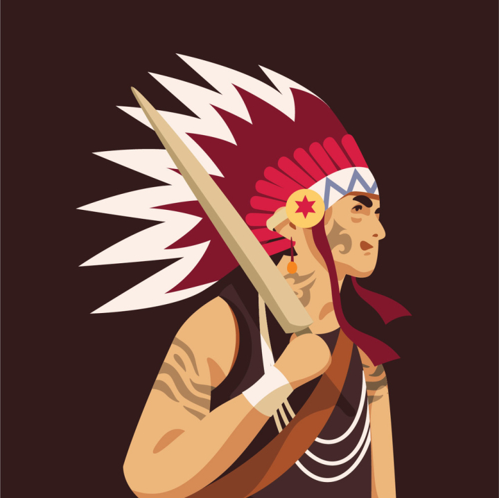 indigenous,design,people,ethnic,vector,traditional,culture,indian,travel,native,illustration,american,tradition,primitive,cartoon,ritual,africa,african,male,isolated,background,icon,hut,face,headdress,ancient,head,wings,latin,tribal