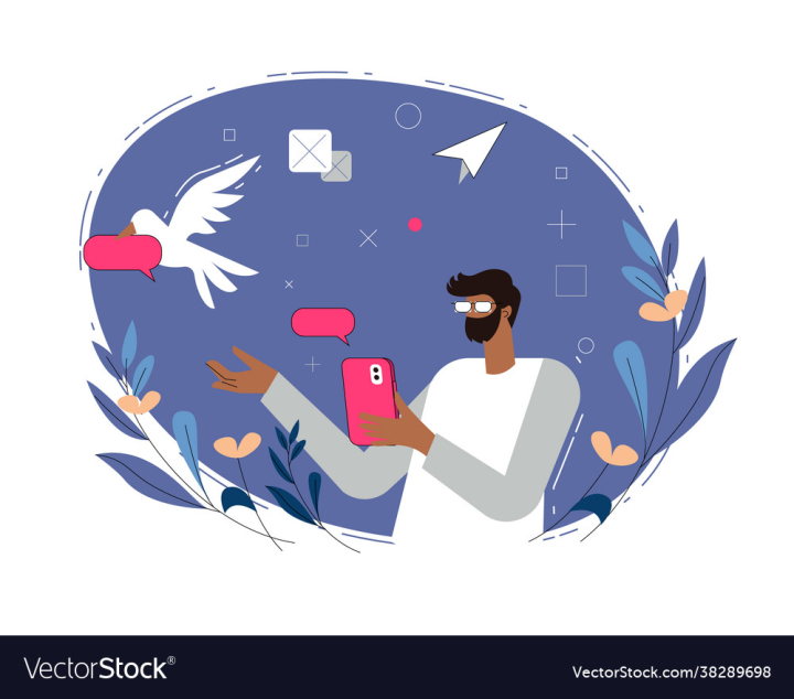 Man,Chat,Email,Girl,Message,Concept,Illustration,Design,Vector,Digital,Network,Mobile,Sms,Smart,Device,Business,Technology,Messaging,Online,Smartphone,App,Screen,Media,Flat,Cartoon,Background,Icon,Person,Modern,Hand,Internet,Send,Communication,Phone,Web,Cellphone,Text,Messenger,Bubble,Speech,Couple,Graphic,Conversation,Feedback,Networking,Metaphor,Advertisement,Dialog,Banner,Social,Mail,Hold,Telephone,Cell,Isolated,People,Woman,Talk,Balloon,vectorstock