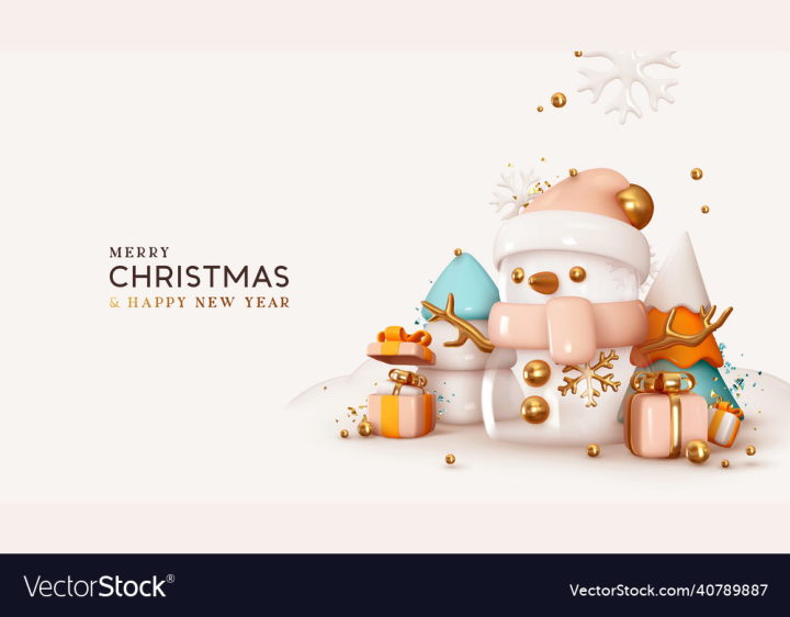 Christmas,New,Happy,Xmas,Merry,Year,Realistic,Background,Design,Celebration,3d,Creative,Gold,Isolated,Concept,Ball,Beige,Banner,Brochure,Minimal,Render,2022,Vector,Illustration,Image,Decoration,Snowman,Object,Snowflakes,White,Box,Gift,Pink,Card,Element,Winter,Cartoon,Fun,Pine,Modern,Sale,Flyer,Noel,Snow,Season,Poster,Holiday,Santa,Joy,Present,Tree,vectorstock