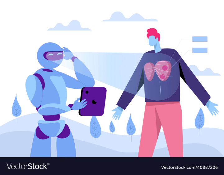 Health,Robot,Technology,Concept,Man,Character,Computer,Device,Equipment,Futuristic,Intelligence,Future,Electronic,Doctor,Artificial,Clinic,Innovation,Ai,3d,Vector,Arm,Illustration,Digital,Cartoon,Care,Data,Background,Machine,Hospital,Icon,Science,Flat,Hand,Design,Surgeon,Operation,Treatment,Surgical,Specialist,Work,Modern,System,Medicine,People,Smart,Monitor,Surgery,Medical,Patient,Robotic,vectorstock