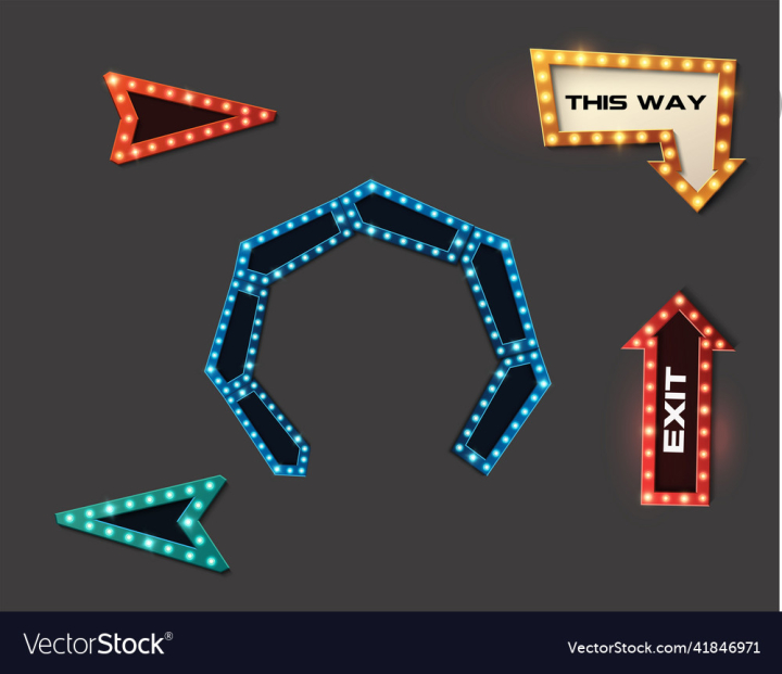 vectorstock,Arrow,Light,Symbol,Arrows,Sign,Retro,Lamps,Vegas,Circus,Bulbs,Neon,Theater,Electric,Direction,Red,Bulb,Frame,Show,Movie,Point,Entertainment,Club,Bright,Attraction