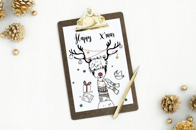 happy xmas,christmastime,copy space,copyspace,jolly,wording,copy,flatlay,decorations,pine cone,cone,wishes,clipboard,greeting,season,christmas reindeer,festive,merry,holidays,merry christmas card,message,pine,decorative,christmas decoration,happy holidays,golden,pen,reindeer,holiday,text,graphic,happy,celebration,cute,space,typography,cartoon,xmas,card,merry christmas,winter,christmas card,christmas,mockup