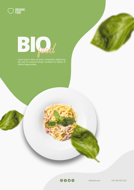 biofood,tasty,delicious,vegetarian,spaghetti,bio,vegan,eating,nutrition,lunch,diet,eat,dinner,pasta,organic,eco,photo,leaf,template,food,poster,flyer,brochure