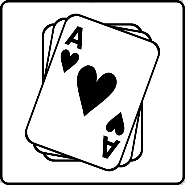 card,casino,font,game,hotel,icon,line-art,services,square,symbol,black and white,Coloring book,request+completed,source+wiki,svg,freesvgorg