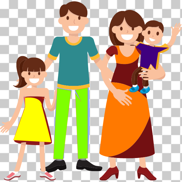 boy,brother,cartoon,child,clip-art,family,father,fun,girl,illustration,interaction,kids,mother,people,sharing,sister,Social group,Playing with kids,svg,freesvgorg