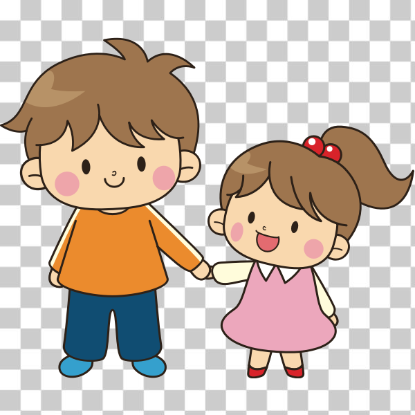 boy,brother,child,children,family,female,girl,male,Comic characters,svg,freesvgorg