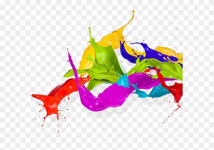 Basic Painting March 25 Ink Splash Color Png Free Transpa Image - Splash Of Colour Painting Design