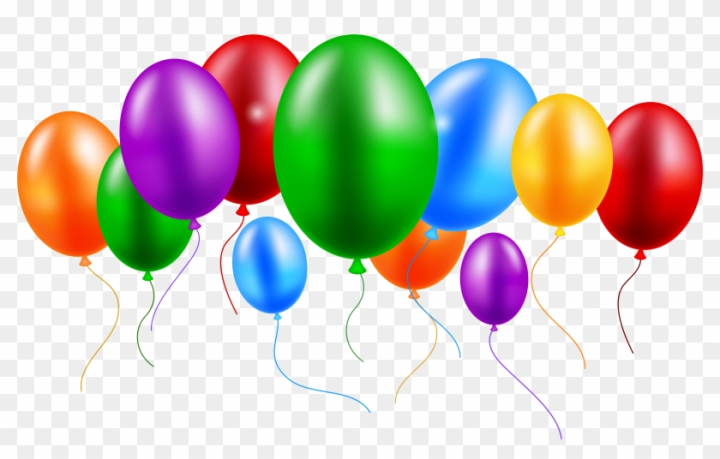 Balloons Colorful Png Clip Art Happy Birthday Logo Hd Png Png Free Transparent Image